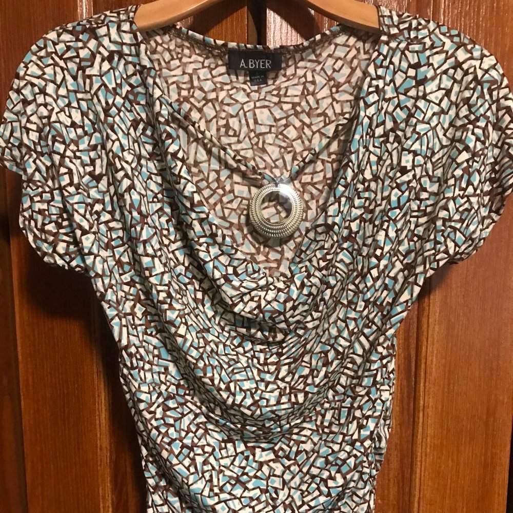 Women's A. Byer scoop-neck blouse